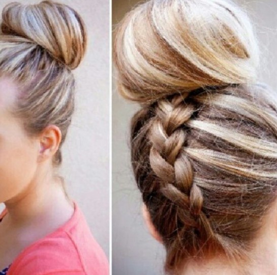 Donut Bun Hairstyle for Long HairDonut Bun Hairstyle for Long Hair