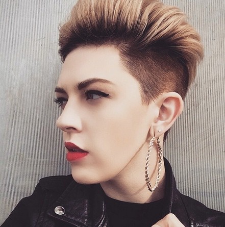 Super Short Edgy Hairstyles