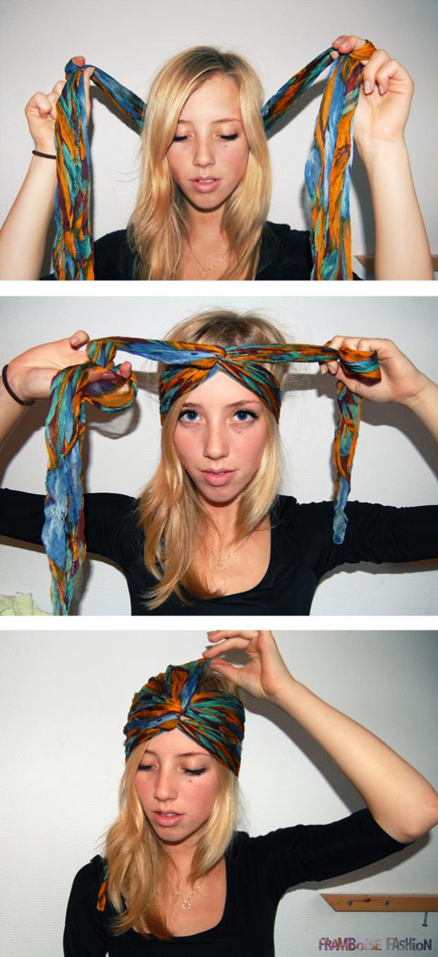 16 Beautiful Hairstyles with Scarf and Bandanna - Pretty Designs