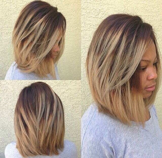 Long Bob Haircut for Black Women