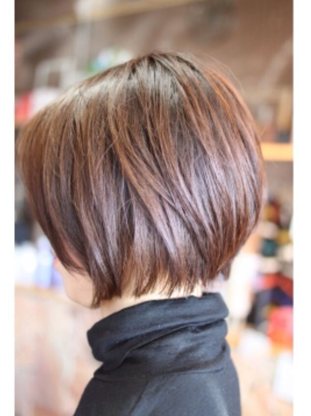 Short Bob Haircut for Brown Hair