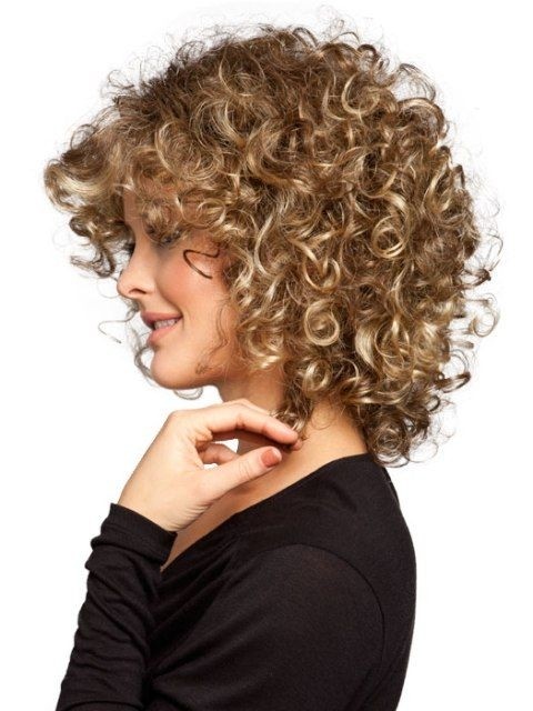 Short Curly Haircut for Women