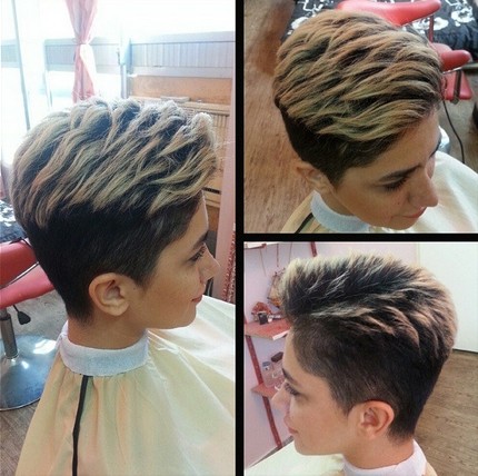 Short Layered Pixie Hairstyle