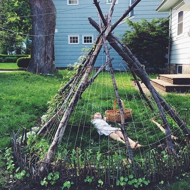 A Garden Teepee