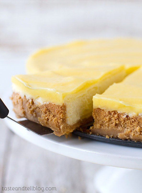Animal Cracker-crusted Lemon Cheesecake