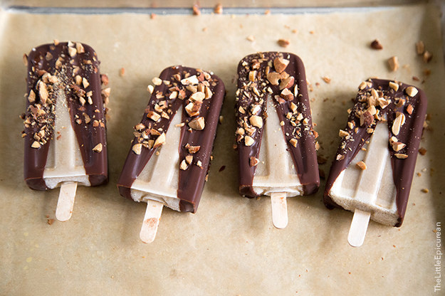 Banana Coconut Ice Pops