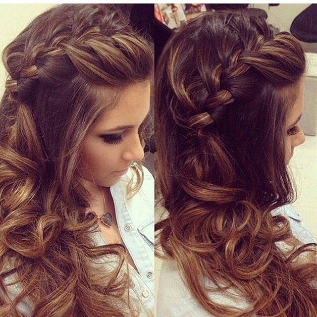 Braided Hairstyle for Ombre Hair