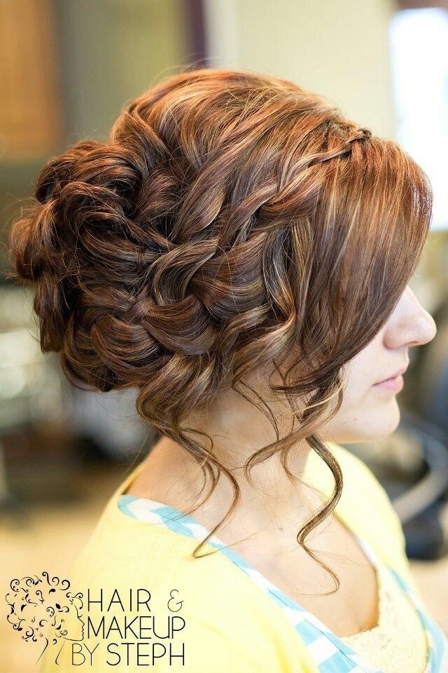 Braided Updo Hairstyle for Prom