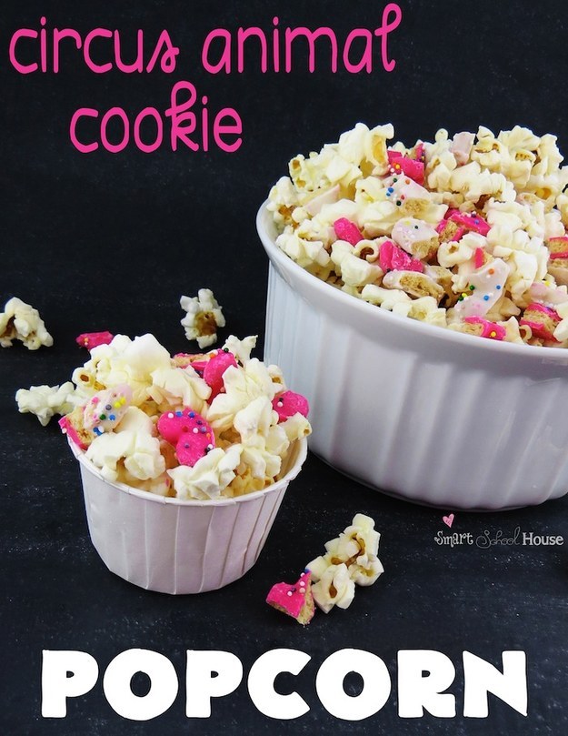 Circus Animal Cookie Popcorn