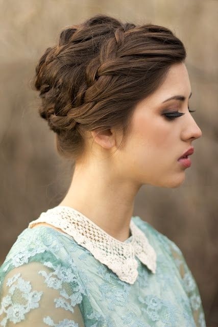 Crown Braided Updo Idea