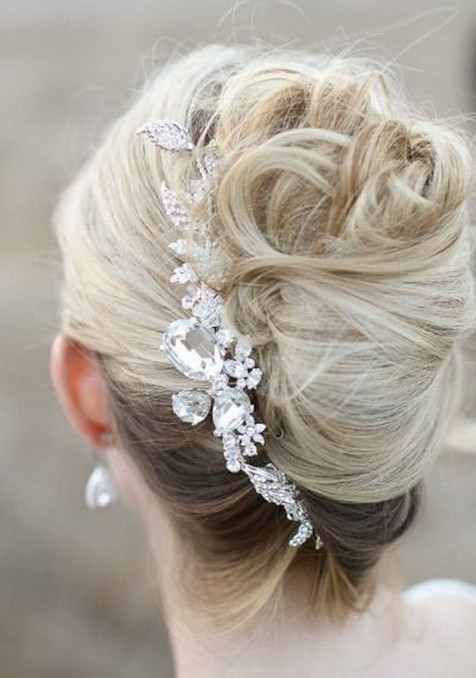 French Twisted Updo for Wedding Hairstyles