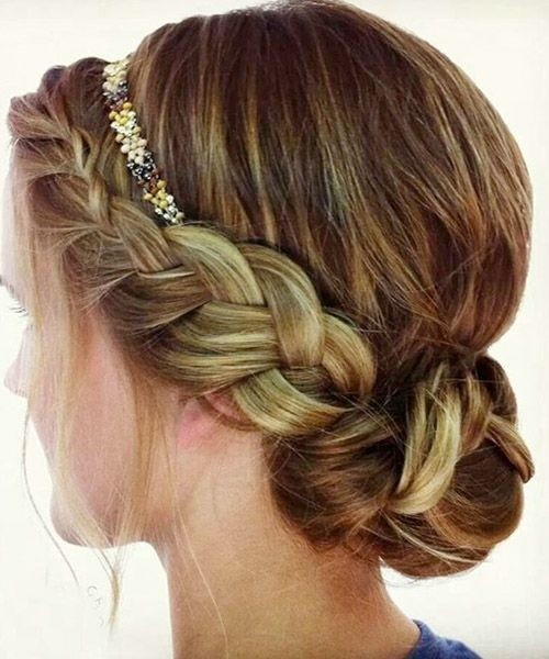 Headband Braid Hairstyle