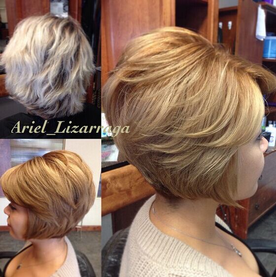 Layered Bob Haircut for Thick Hair