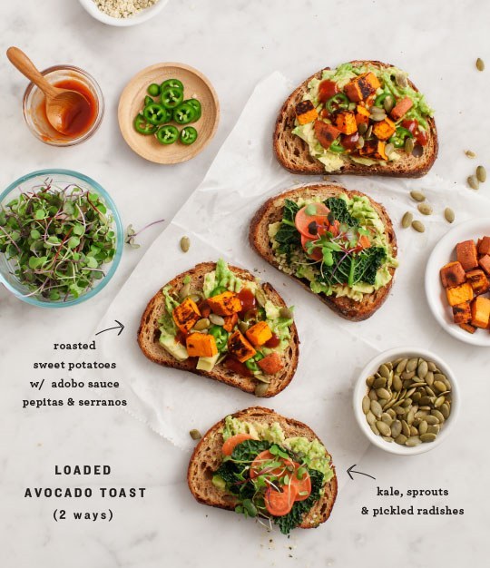 Loaded Sweet Potato Avocado Toast