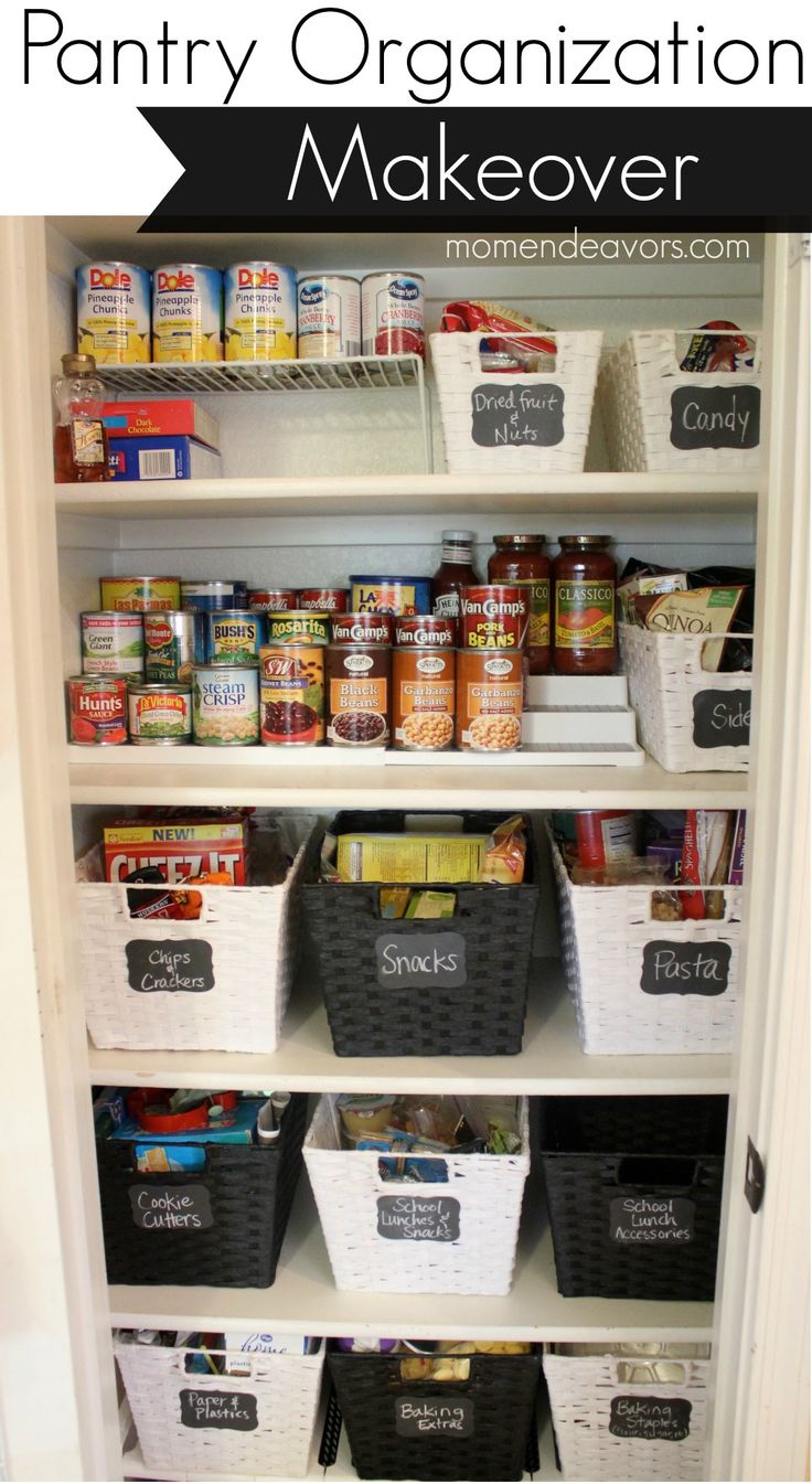 Pantry Organization Makeover