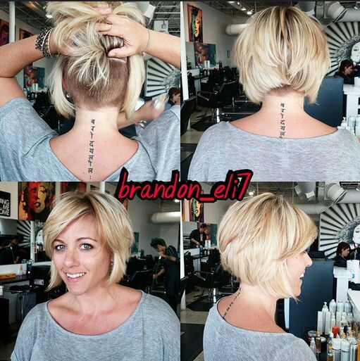 Short Bob Hairstyle with Undercut