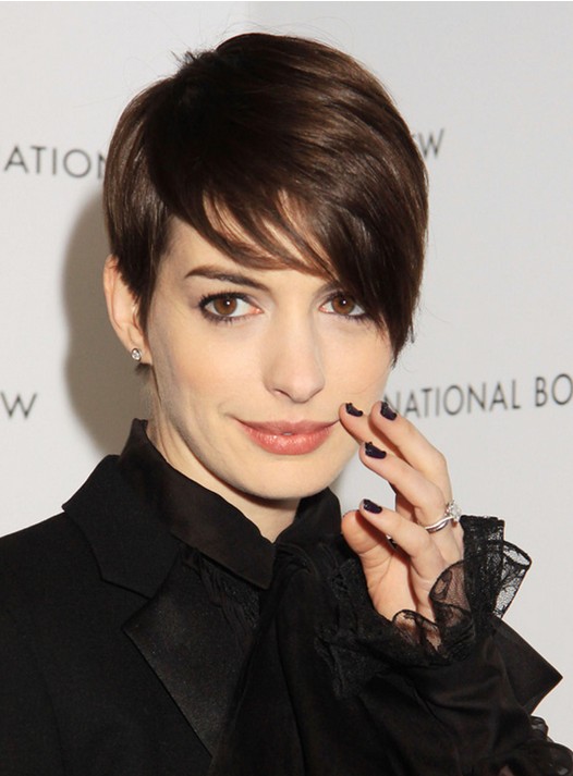 Short Pixie Haircut for Brown Hair