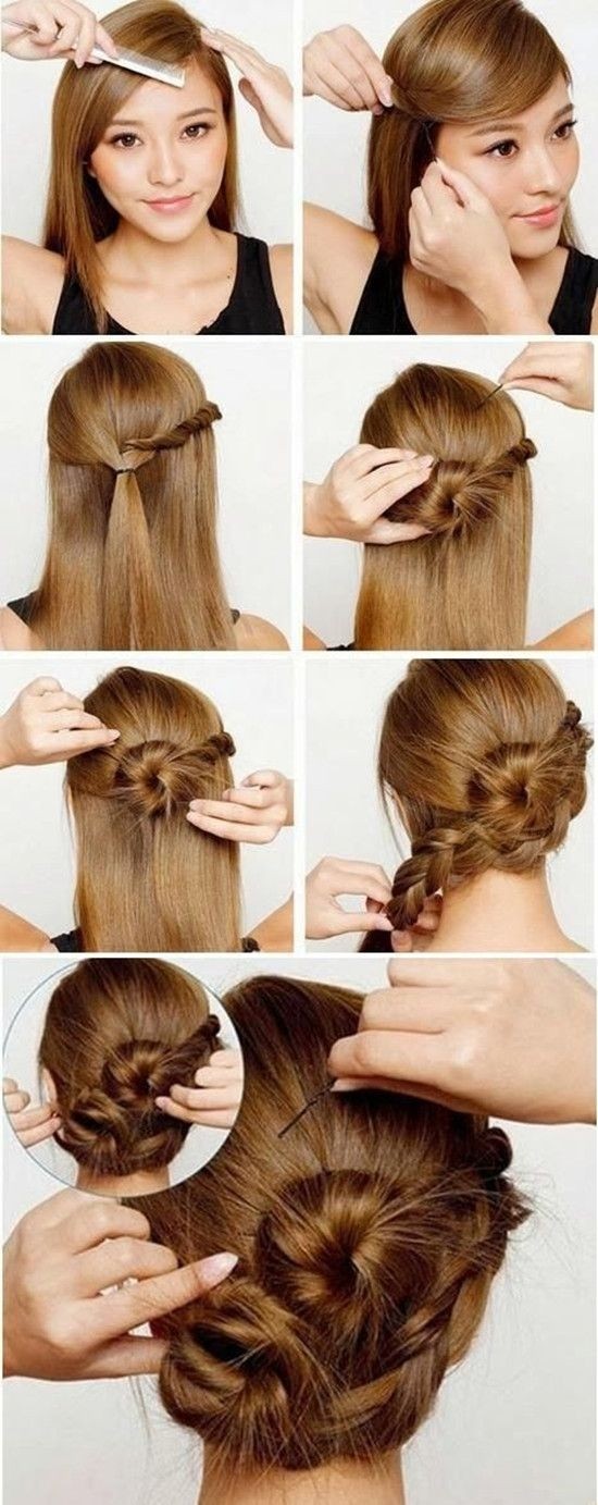 Twist Braided Updo Tutorial