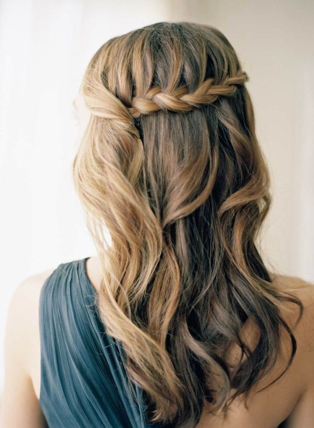 Waterfall Braid for Prom Hairstyles