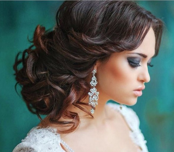 Wedding Updo Hairstyle for Long Hair