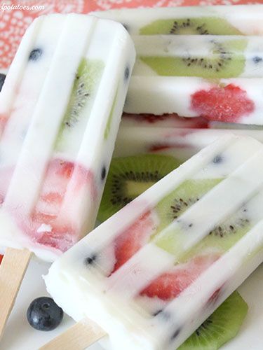 Yogurt and Fruit Popsicle