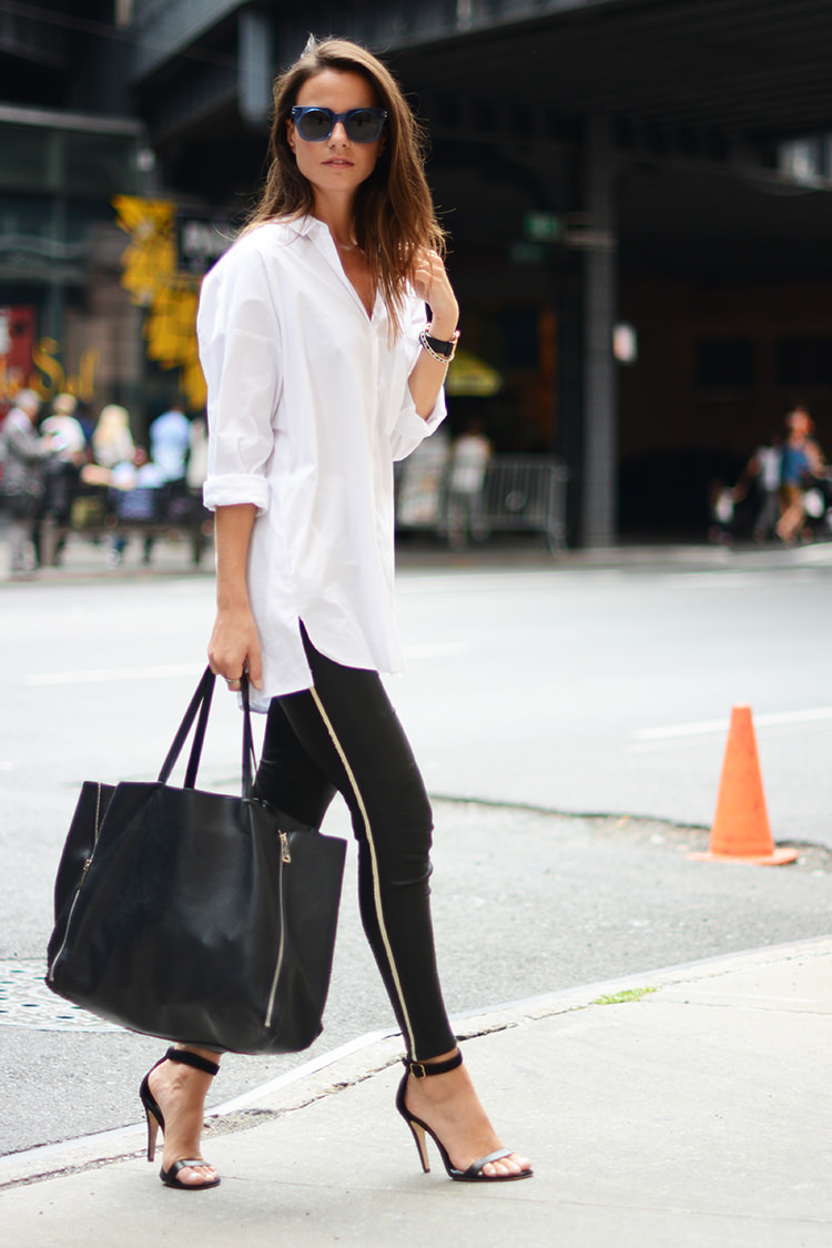 Casual Chic Black & White Outfit for Summer