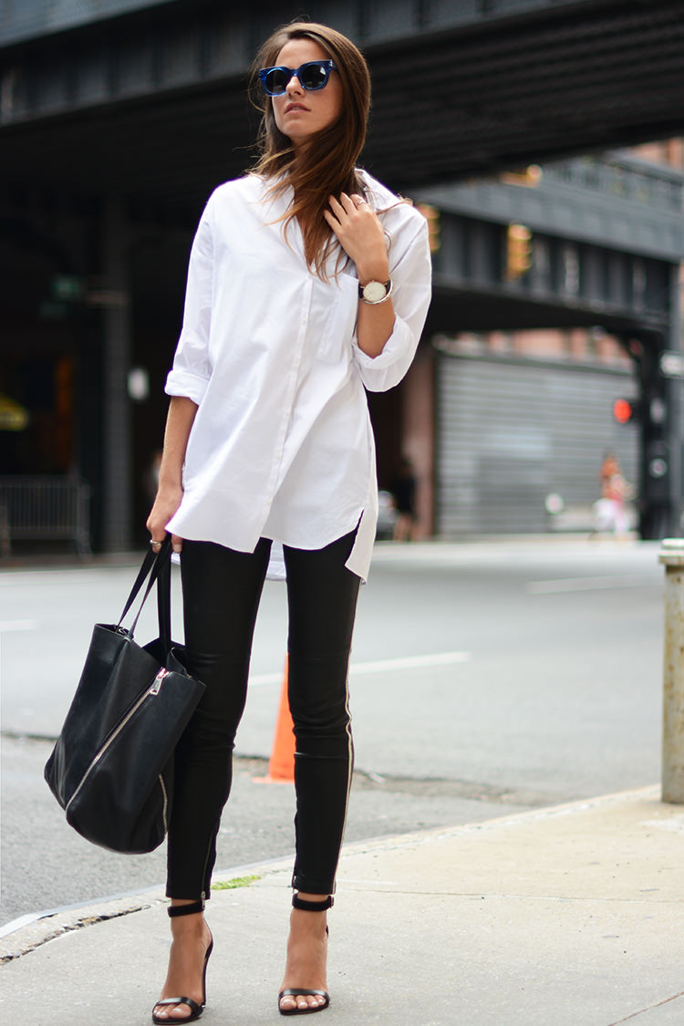 Casual Chic Black & White Outfit for Summer - Pretty Designs