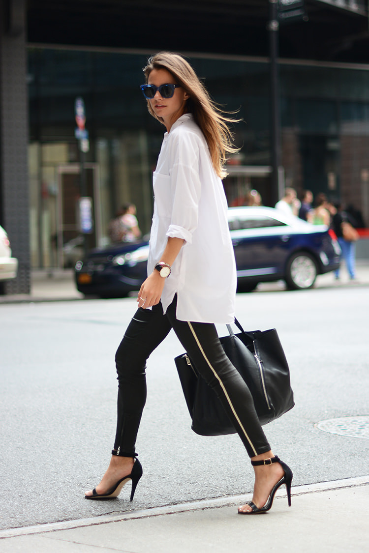 Casual Chic Black & White Outfit for Summer