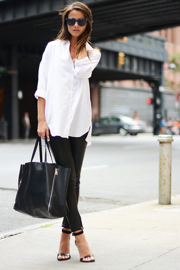 Casual Chic Black & White Outfit for Summer