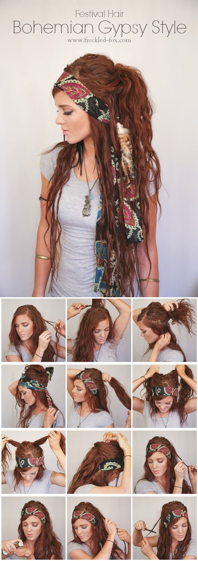 2 Boho Hairstyles  Tutorial  YouTube