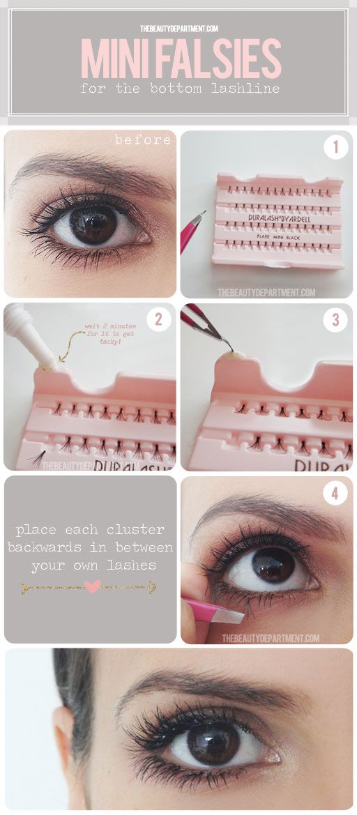 10 Ways To Apply False Eyelashes Properly Pretty Designs