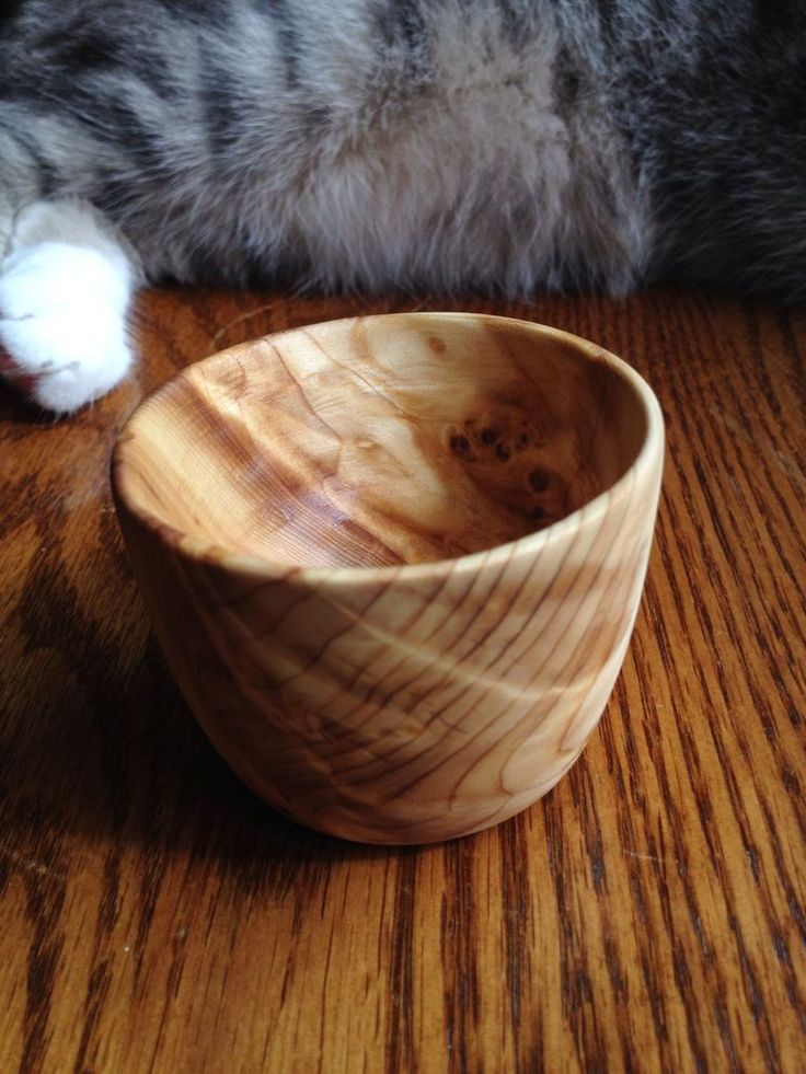 Homemade Wooden Tea Cup