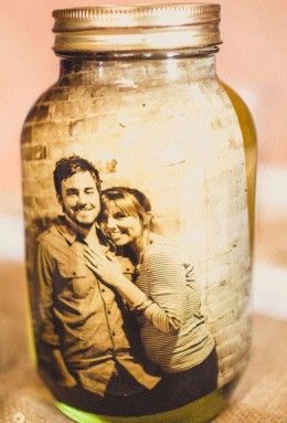 Picture in Mason Jar 