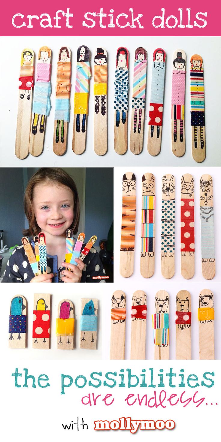 Craft Stick Dolls