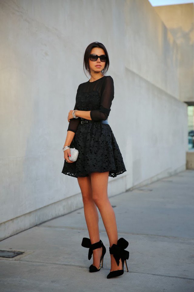 Black Lace Dress