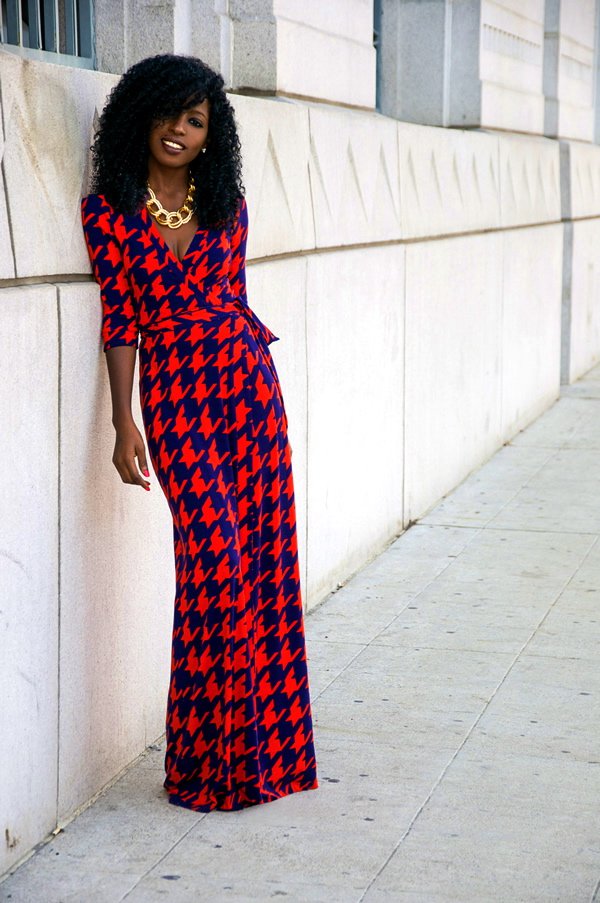 Checkered Maxi Dress