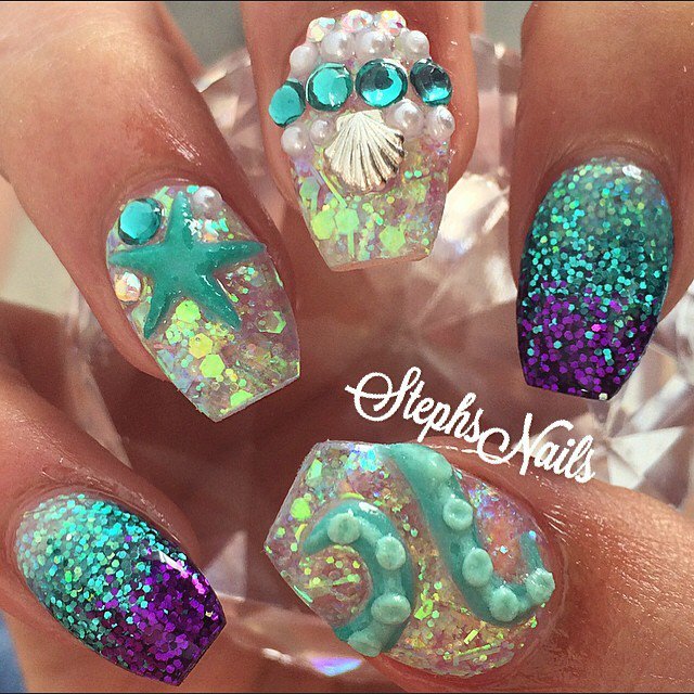 Colorful Nail Art Design