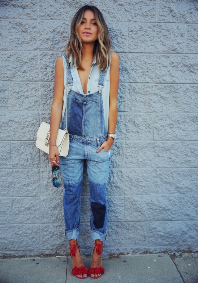 Denim Overalls