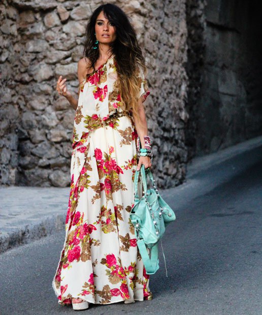 Floral Print Maxi Dress