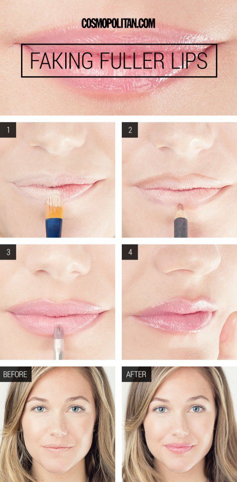 How to Make Your Lips Look Fuller