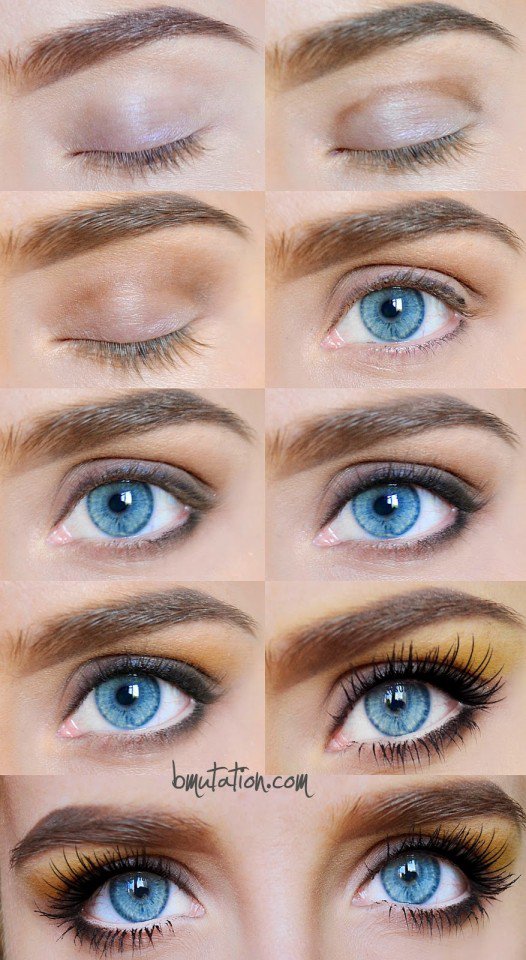Orange Eye Makeup Idea