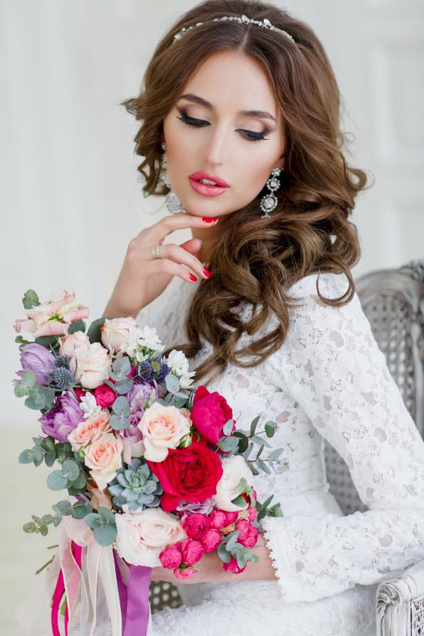 Pink Lips for Bridal Makeup Ideas