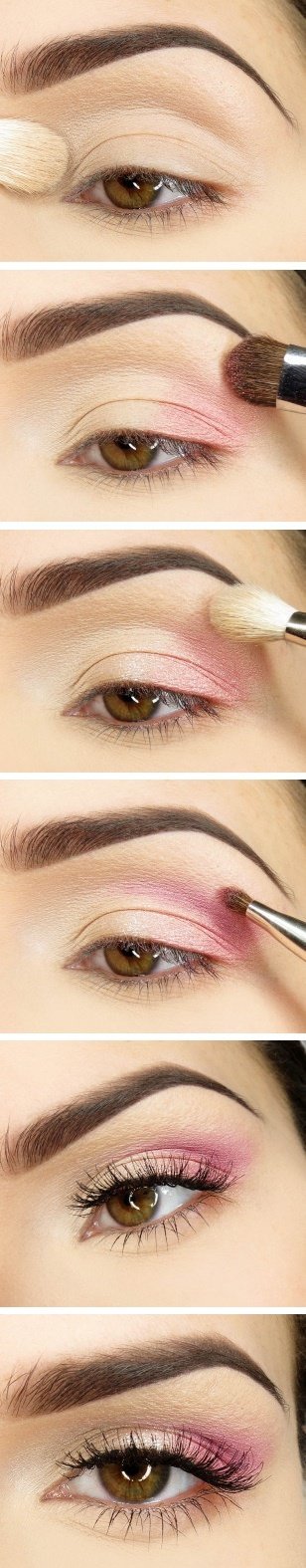 Pink and Yellow Eye Makeup Tutorial