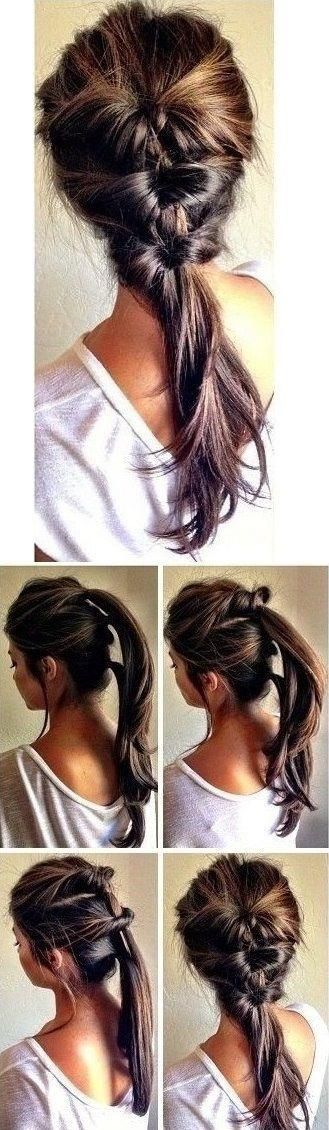 Twisted Ponytail Hairstyle