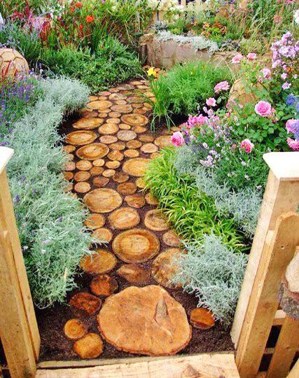 Tree Stump Walkway