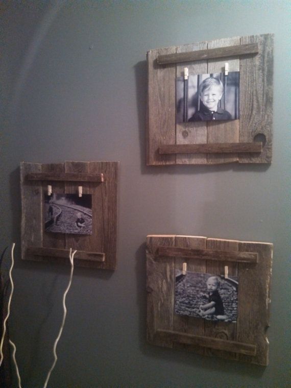 10 DIY Photo Frames with Pallets