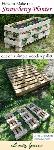 10 DIY Projects for Pallet Planters