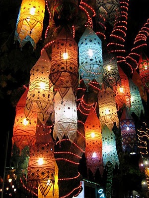 Colorful Paper Lanterns