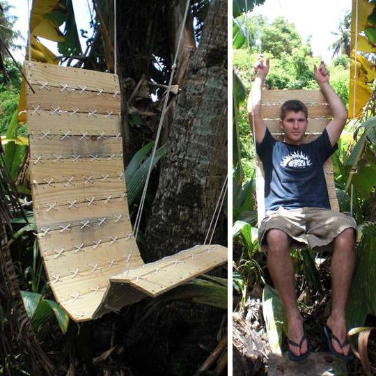 Pallet Outdoor Chair