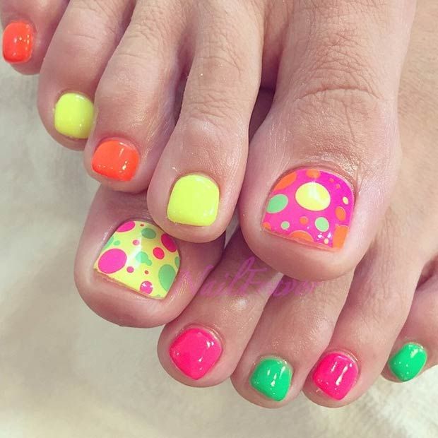 15 Adorable Toe Nail Designs and Ideas